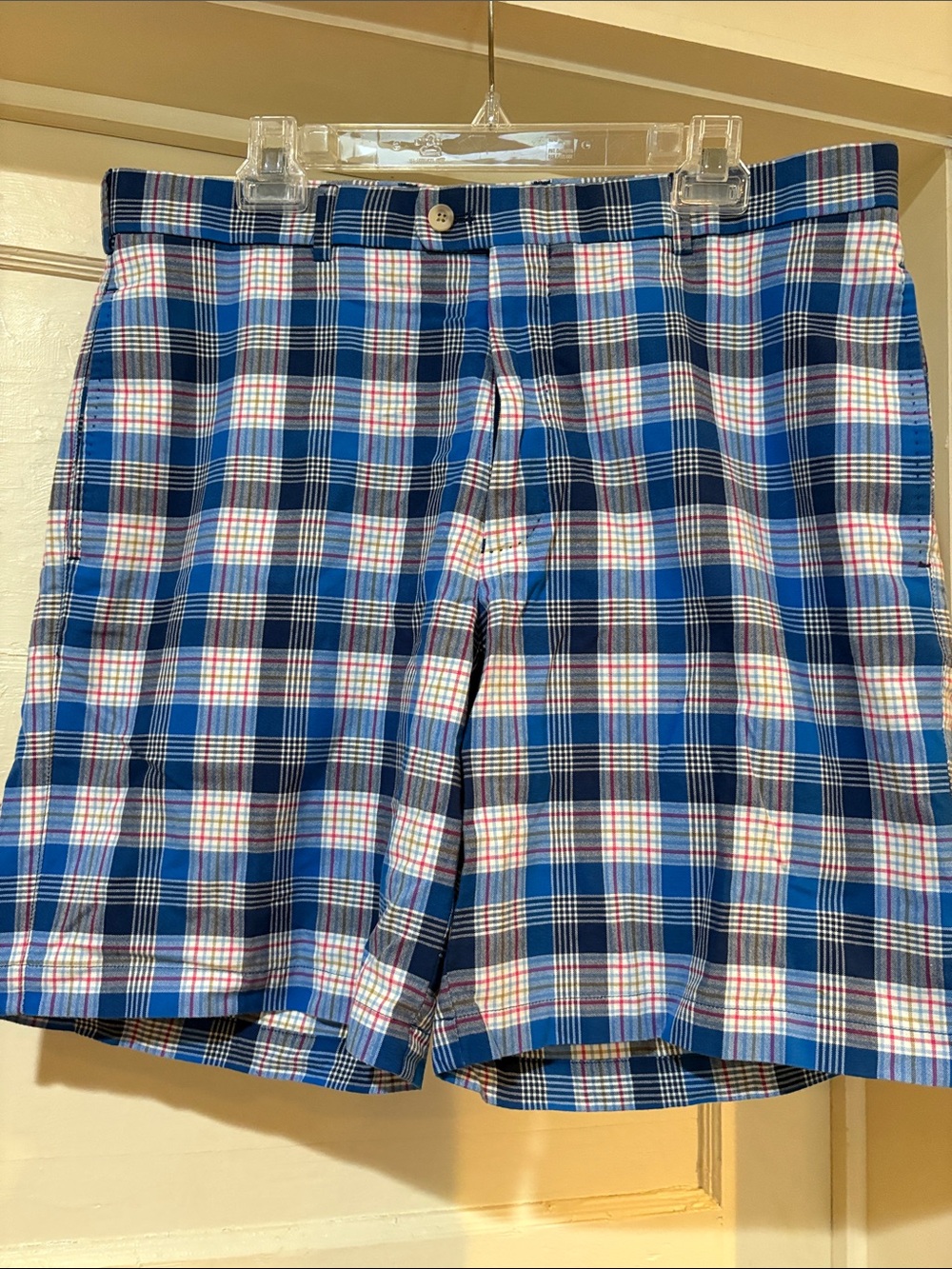 Peter Millar NWT Plaid Golf Shorts 36